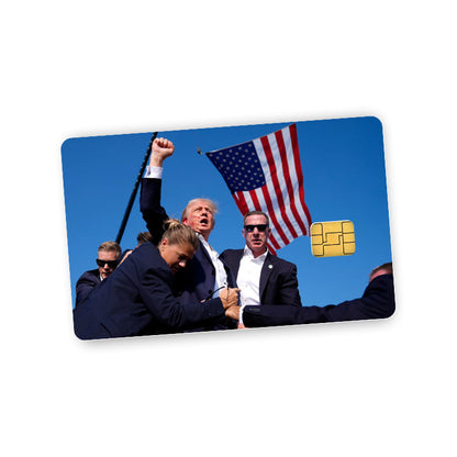 Trump Fist Pump Credit Card Skin Decal Shield Republic