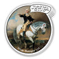 It's Gon Be Hard To Tax Me Circle Decal Shield Republic