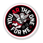 You AR the One for Me Cupid Decal Shield Republic
