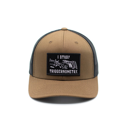 I Study Triggernometry Woven Patch Hat Shield Republic