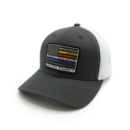 United Family Woven Patch Hat Shield Republic