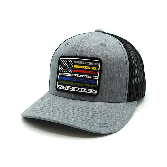 United Family Woven Patch Hat Shield Republic