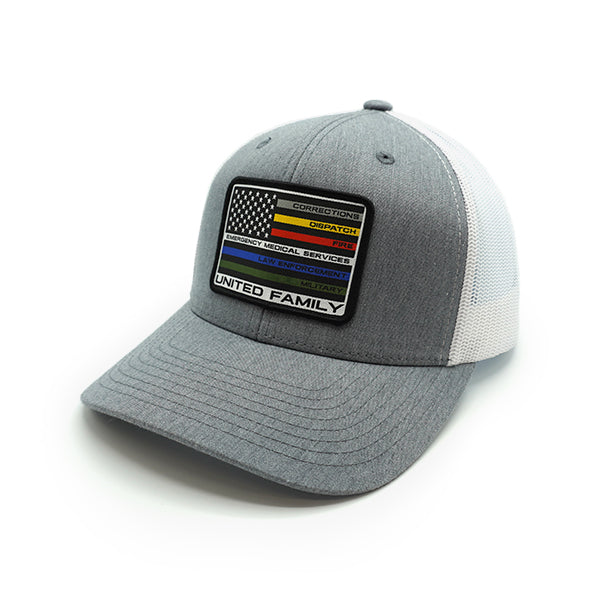 United Family Woven Patch Hat Shield Republic