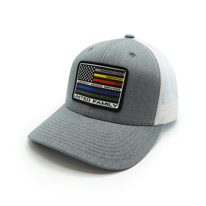 United Family Woven Patch Hat Shield Republic