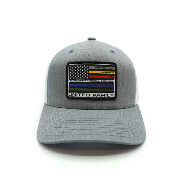 United Family Woven Patch Hat Shield Republic