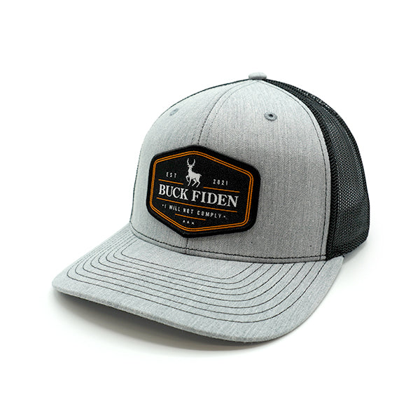 Buck Fiden Woven Patch Hat Shield Republic