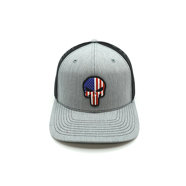 USA Punisher PVC Patch Hat Shield Republic