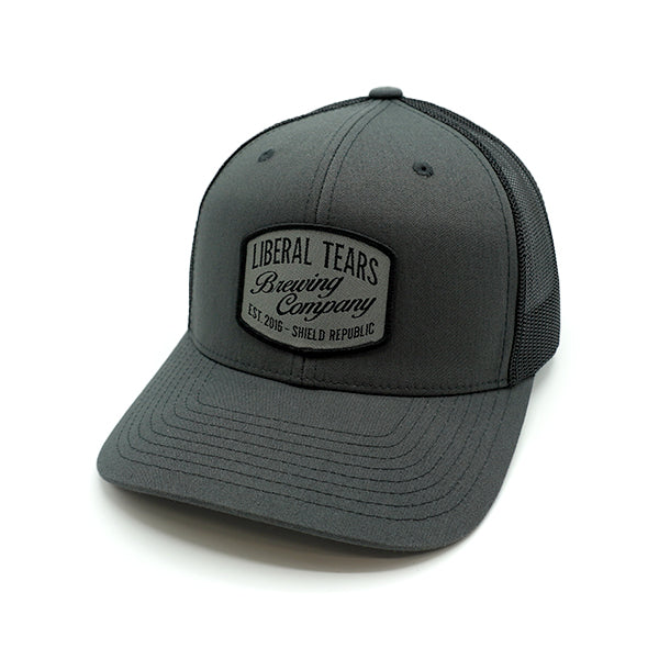Liberal Tears Brewing Company Woven Patch Hat Shield Republic