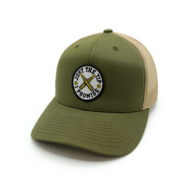 Just the Tip Woven Patch Hat Shield Republic