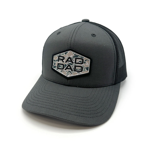 Rad Dad Duck Camo Woven Patch Hat Shield Republic