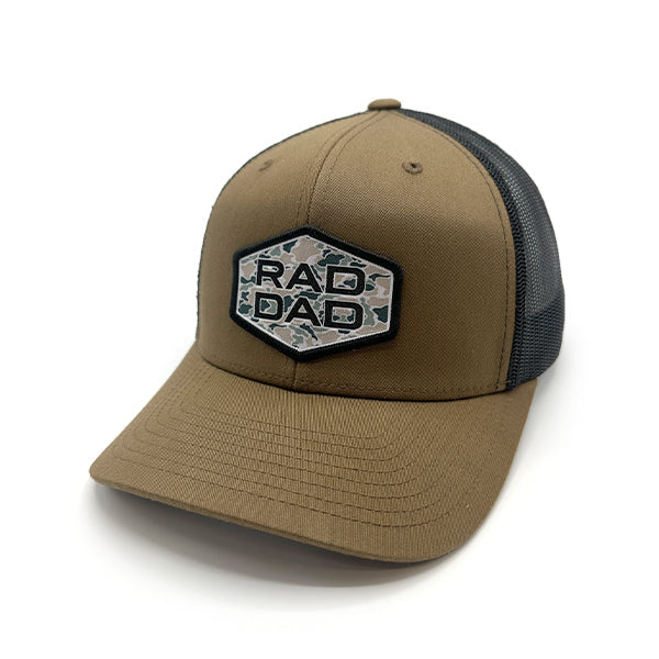 Rad Dad Duck Camo Woven Patch Hat Shield Republic