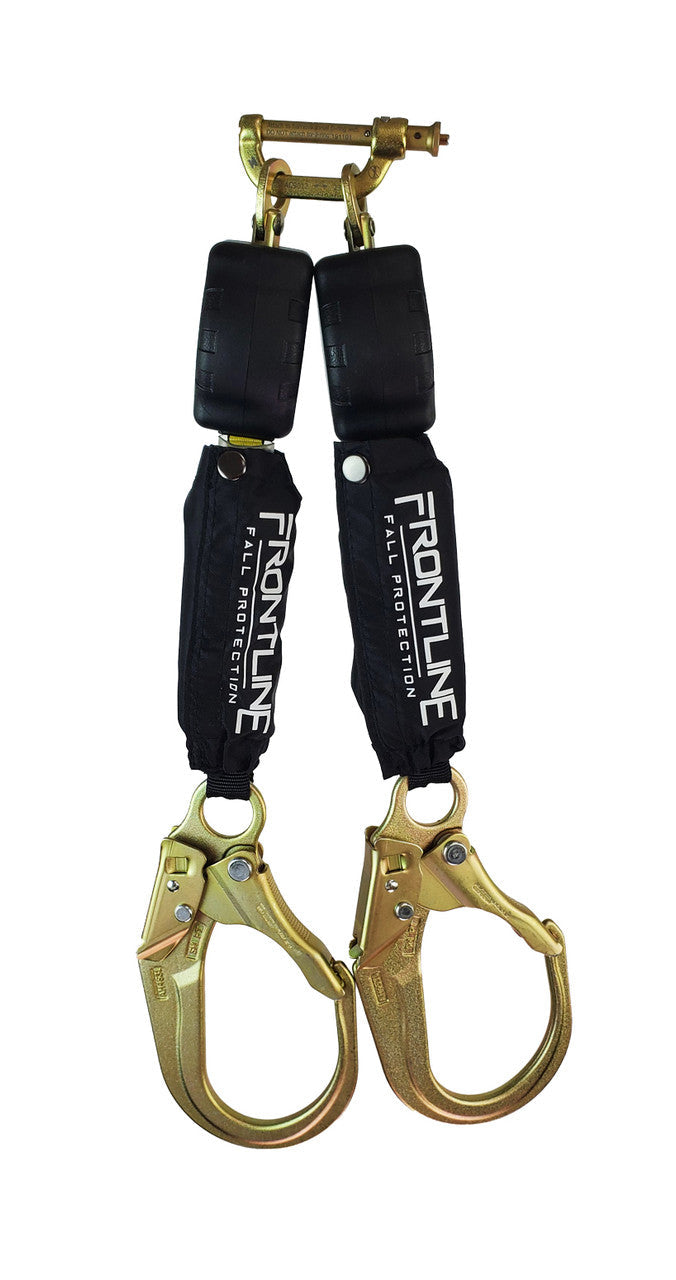 Frontline RPA062R Aramid Fiber Web Twin Leg 6' SRL with Steel Rebar Hook Ends VM Hardware