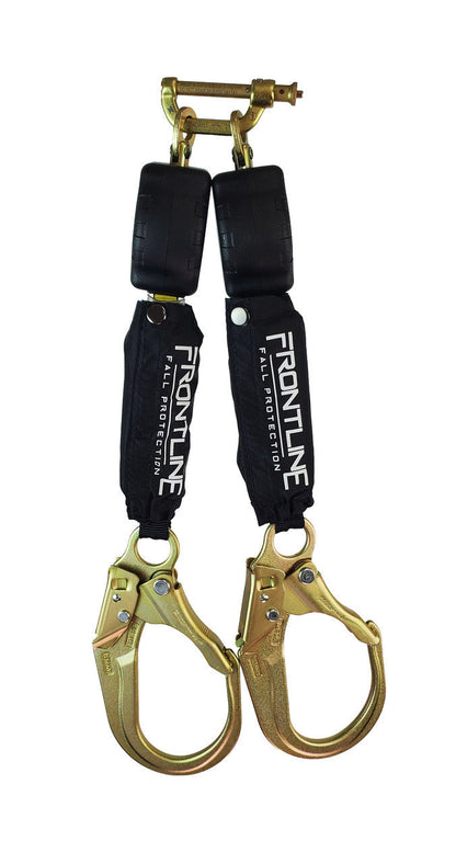 Frontline RPA062R Aramid Fiber Web Twin Leg 6' SRL with Steel Rebar Hook Ends VM Hardware