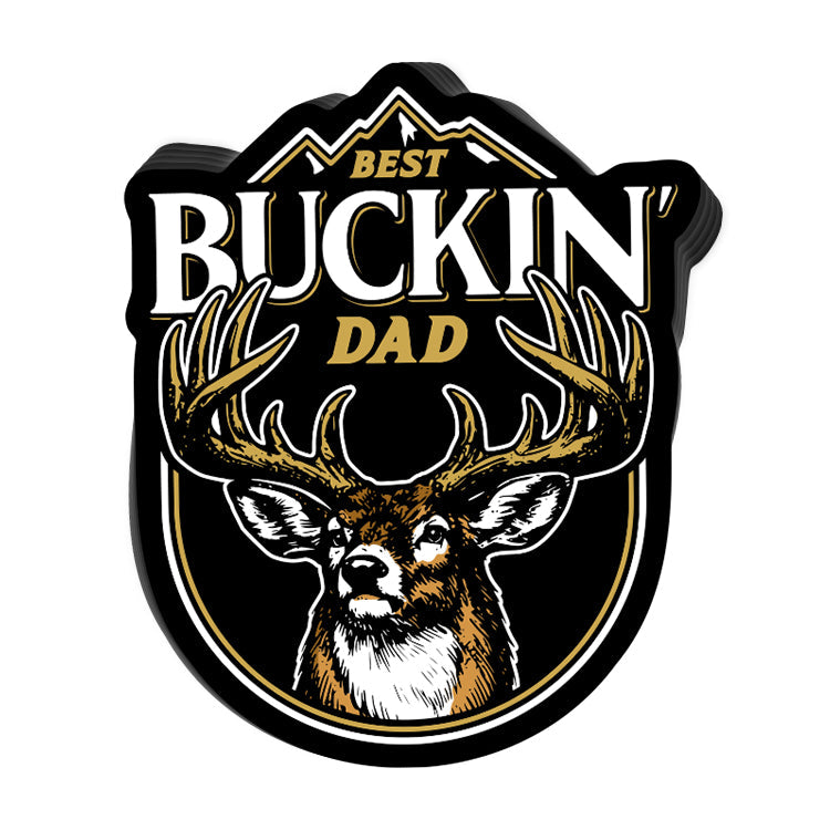 Best Buckin' Dad Deer (Decal) Shield Republic