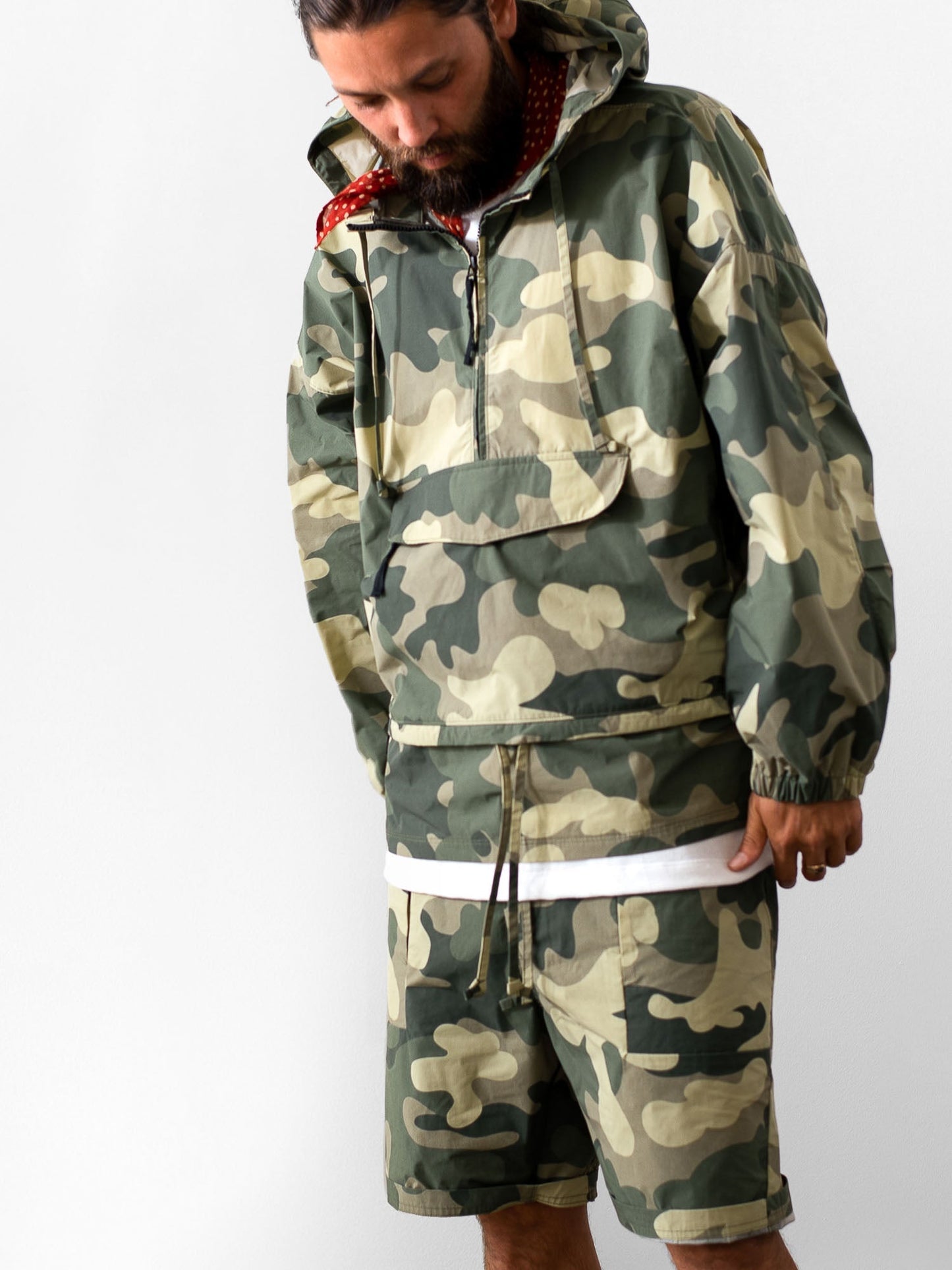 Slouchy Fatigue Short Holden Outerwear
