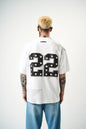 Men's Oversize 'STARZ / 22' Graphic T-Shirt - Streetwear Star Print Tee Withinblack