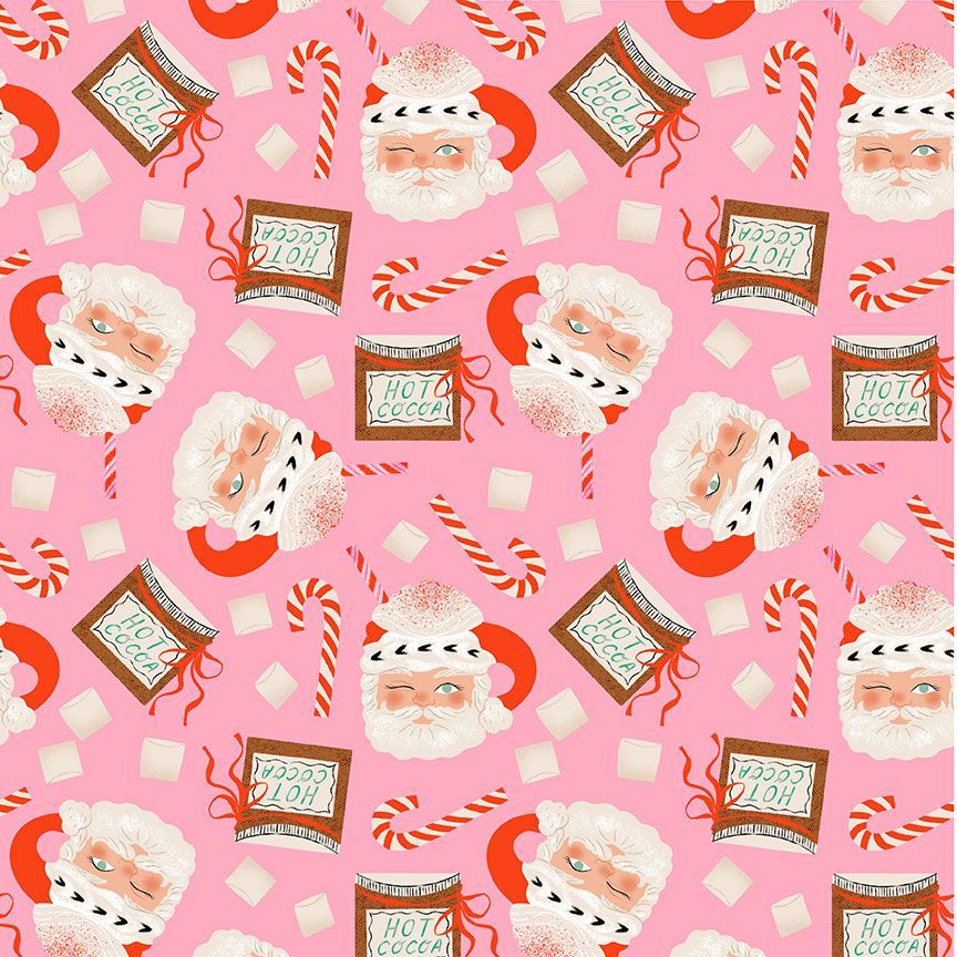 Santa Mugs Skater Skirt Retrolicious