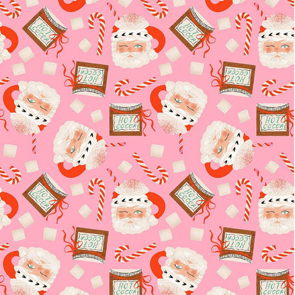Santa Mugs Skater Skirt Retrolicious