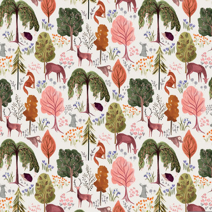 Woodland Vintage Dress in Cream Retrolicious