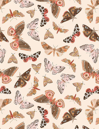 Butterfly Vintage Dress in Cream Retrolicious