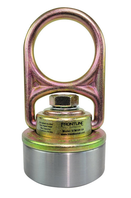 Frontline STMP10K-WO + STM10K-SA MEGA Swivel 10k Steel Anchor with Weld-on Puck VM Hardware