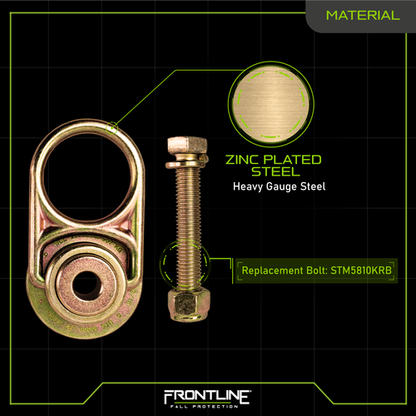 Frontline STM5810K MEGA Swivel 10k Steel Anchor VM Hardware