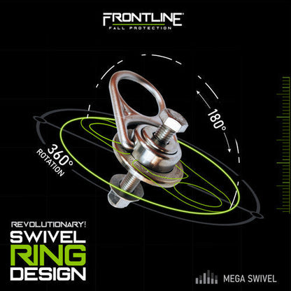 Frontline STM585K-SS MEGA Swivel 360° Stainless Steel 5K Steel Anchor VM Hardware