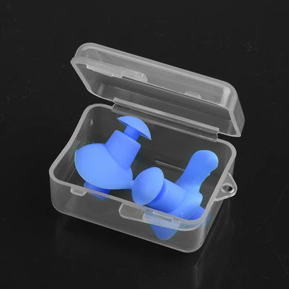 Durable Earplugs Classic Delicate Texture 1 Pair Waterproof Soft Earplugs Silicone Portable Ear Plugs Swimming Accessories Pi-Mart