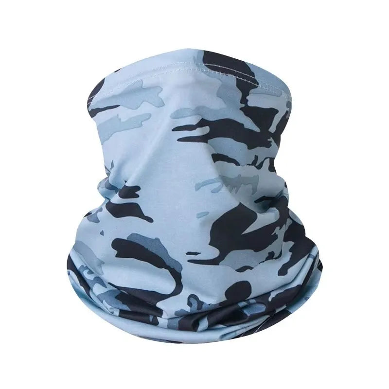 LOOGDEEL Sun Protection Bib Spring and Summer Motorcycle Neck Cover Sports Magic Bandana Riding Mask Full Face Outdoor Ice Silk Pi-Mart