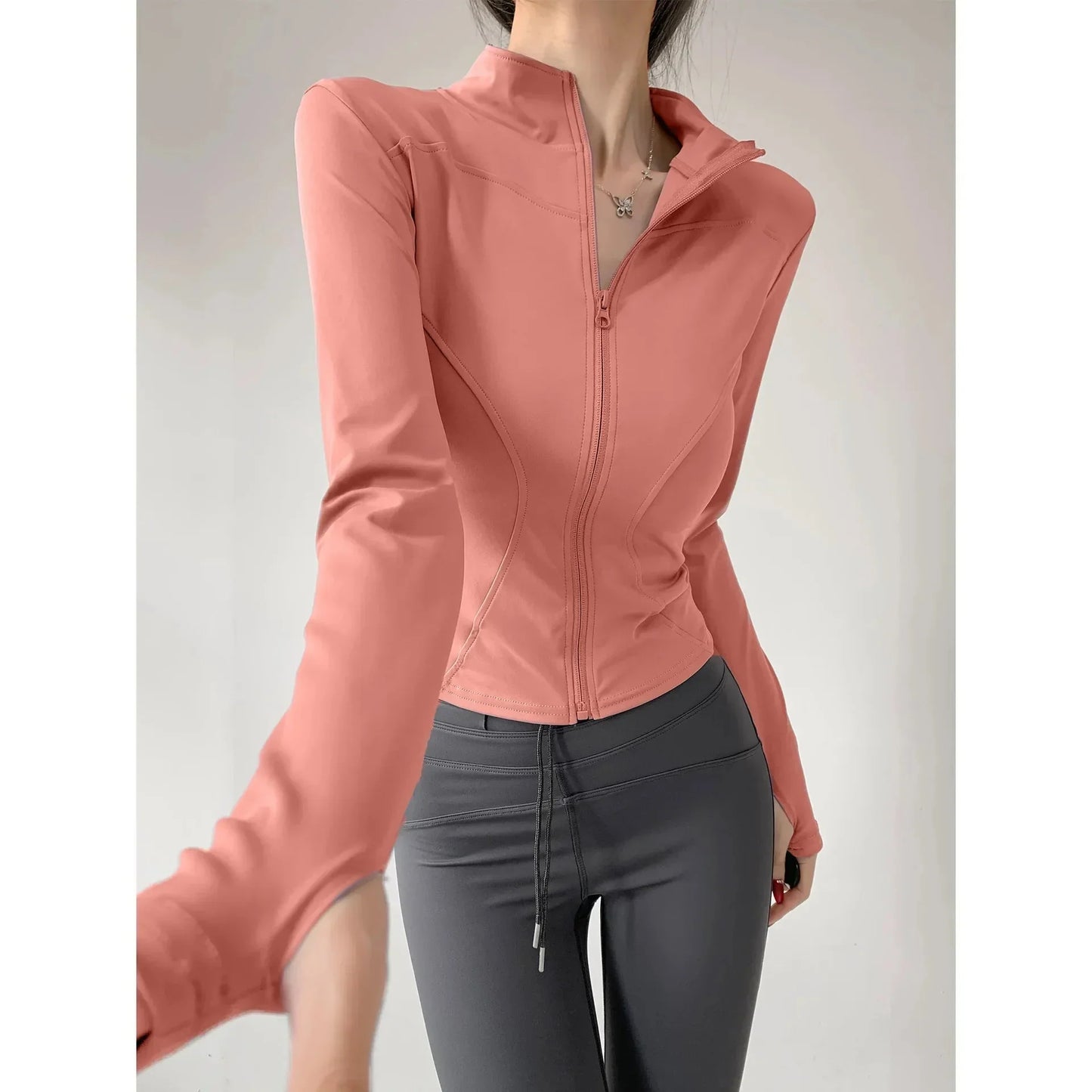 Sun Quick-Drying Zip-Up Sports Jacket Women S-3XL FitiqueFit