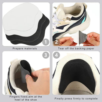 4/6 PCS Shoe Repair Patches, Heel Protector Pads, Anti-Wear Hole Fixing, Self-Adhesive Repair Patches, Insole Foot Care Liner Pi-Mart