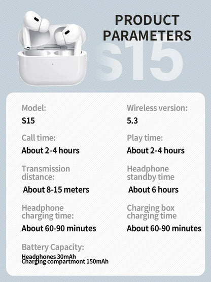 Original Air Pro Wireless bluetooth Earphones noise canceling headhone HiFi dual stereo earbuds for xiaomi lenovo air pods pro NovaCart