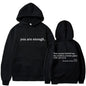 Autumn Winter Men Hooded Dear Person Behind Me You Are Enough Print Fashion Sweatshirt Hip Hop Casual Unisex Clothing NovaCart