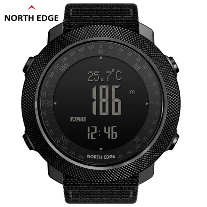 NORTH EDGE Men's sport Digital watch Hours Running Swimming Military Army watches Altimeter Barometer Compass waterproof 50m NovaCart