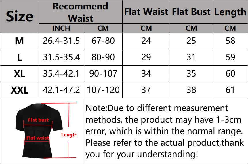 Mens Slimming Body Shaper Compression Shirt Tummy Control Slimmer Shapewear Gynecomastia Undershirt Posture Corrector Tops NovaCart