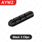 Adhesive Cable Holder Clips Cord Management Wire Organizer for Desktop USB Charging Cable Nightstand Power Cord Mouse Cable Pi-Mart