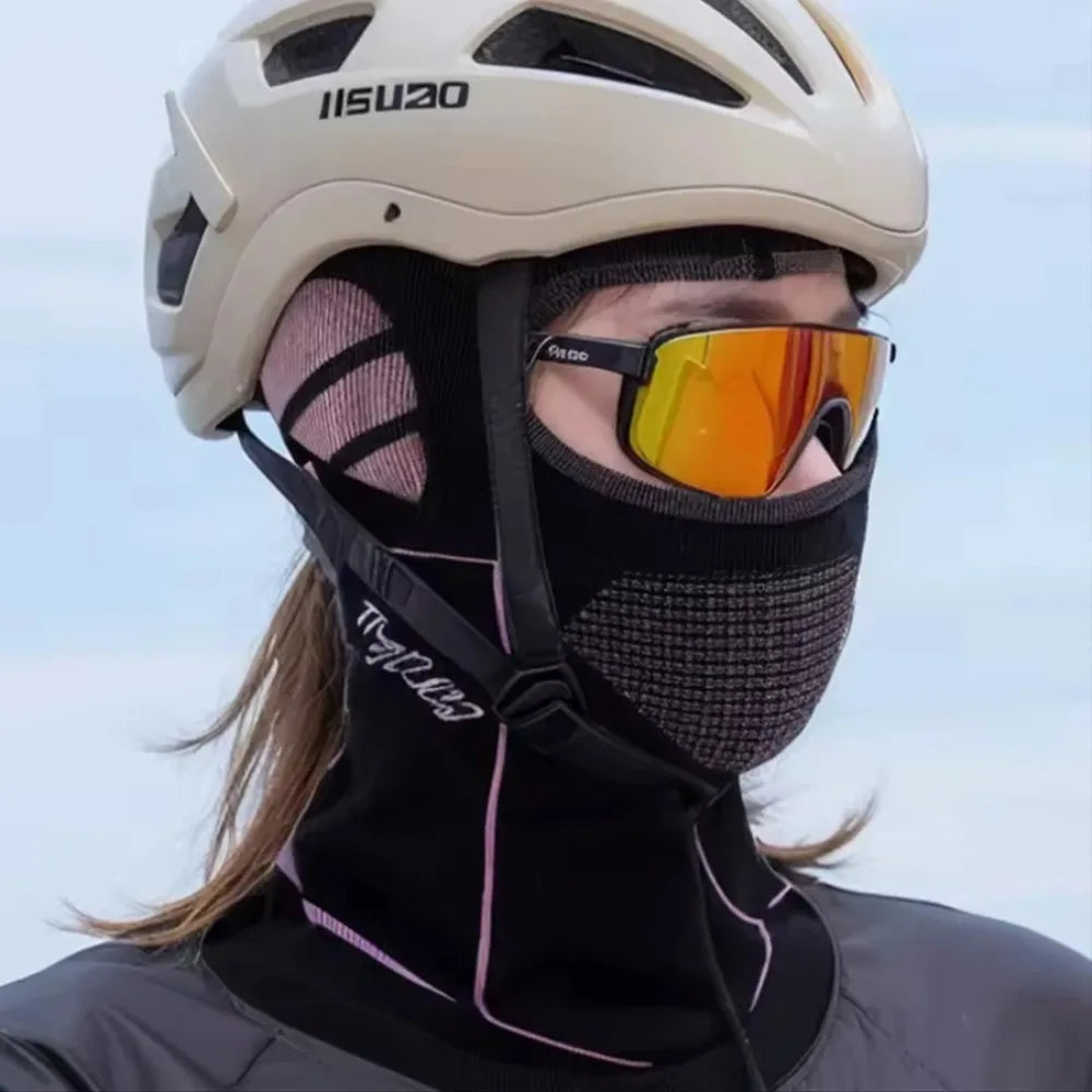 Men Women Cold-Proof Thermal Scarf Winter Ski Hat Balaclava Full Face Mask Ski Cycling Hunting Head Neck Cover Helmet Liner Cap Pi-Mart