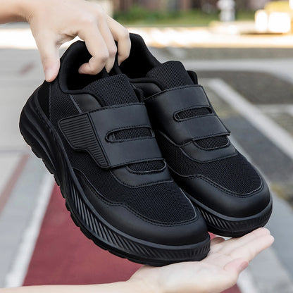 Diabetic Shoes for Men Comfort Walking Shoes for Elderly Swollen Feet Orthopedic Adjustable Double Strap Hook and Loop Sneakers NovaCart