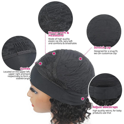 #99J Burgundy Body Wave Headband Glueless Wigs Machine Made Remy Human Hair Wig Brazilian 30 Inch 350 Ginger Human Hair Wigs