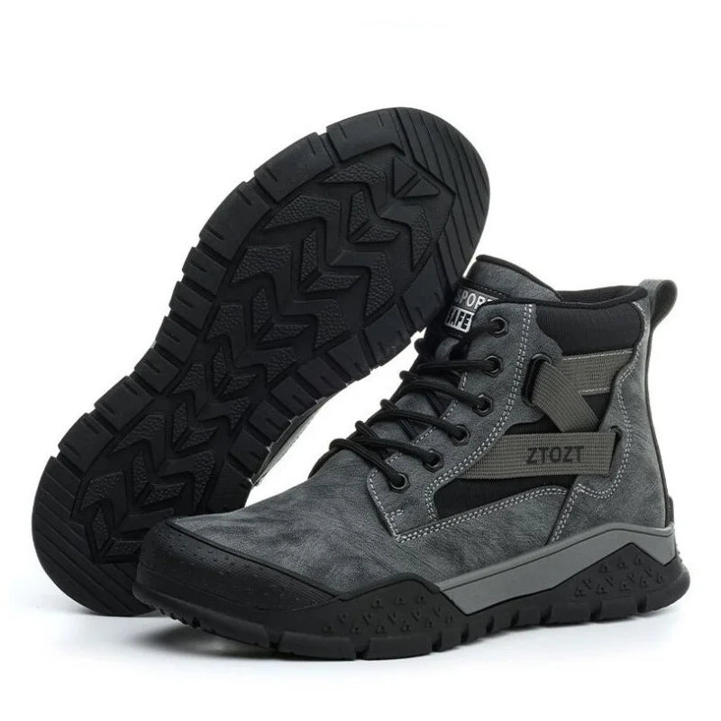 Safety protective shoes  thick-soled fashion breathable non-slip non-tired feet work shoes anti-smash anti-stabbing safety shoes NovaCart
