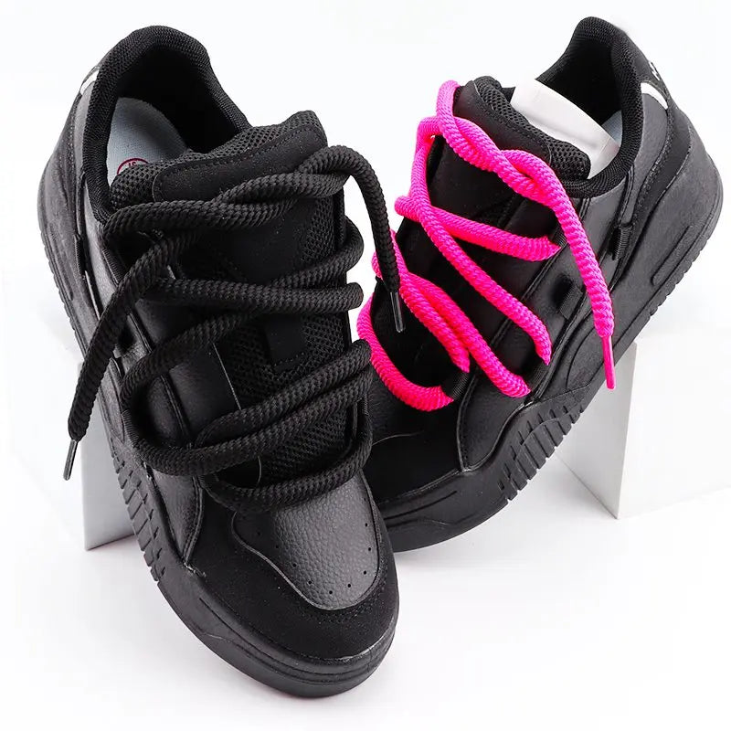 Round Shoelaces Quality 8mm Thicker Shoelace Running Sneakers Laces 1Pair 100/120/140/160CM Boots Shoe Laces Shoes Accessories NovaCart