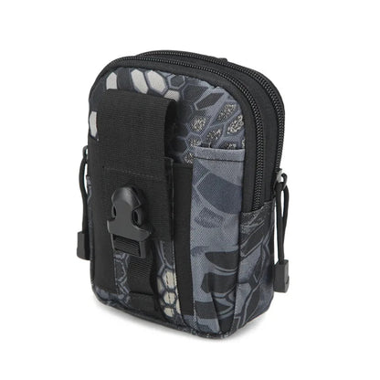 Molle Pouch Belt Waist Pack Men Small Pocket Survival Tool Bag for Running Travel Camping Hunting Airsoft Pi-Mart