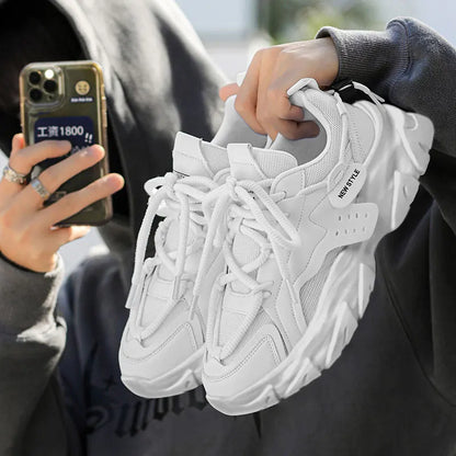 Men's Shoe Breathable Thick Soled Casual Sneakers Outdoor Running Four Seasons New Tennis Men Soft Soles Comfort Male Sneakers NovaCart