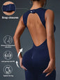 🧘‍♀️ Seamless Sleeveless Yoga Jumpsuit with Zipper Closure FitiqueFit