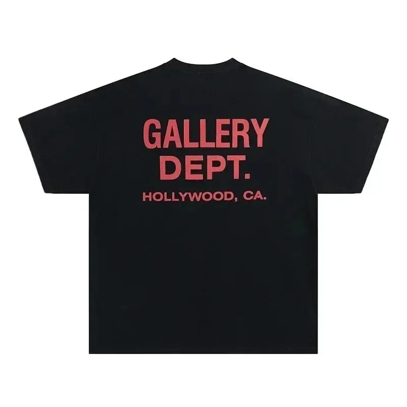 Vintage High Street T-Shirt Gallery Dept Printed Shirt Fashion Letter Print T-shirt Casual O-neck Tee Women Tee Summer Brand Top NovaCart