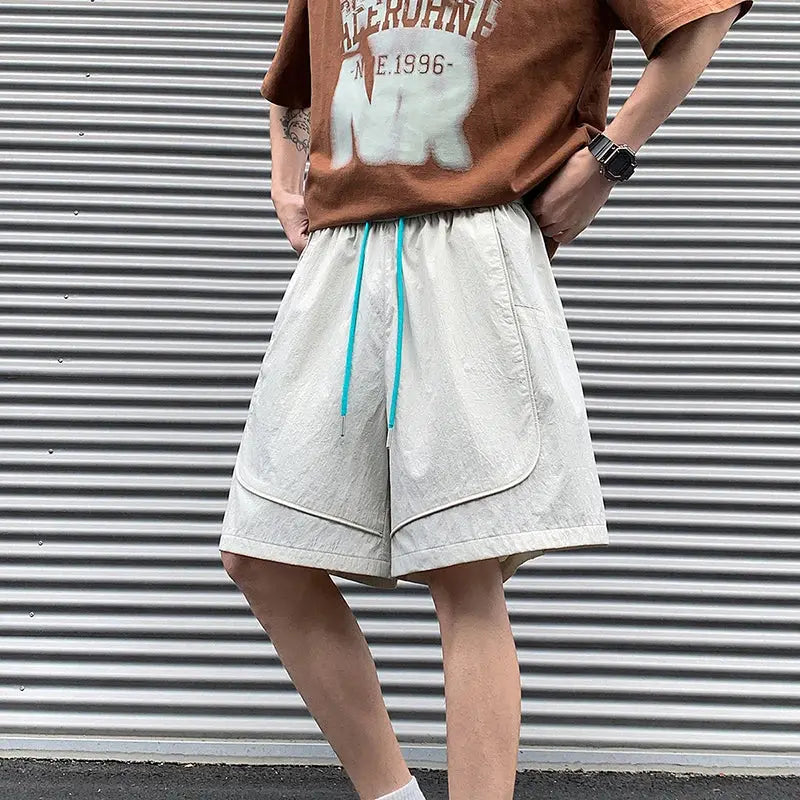 For 2026 Summer New Mens Casual Trouers Green Black Shorts Running Man Short Pants OverSize NovaCart