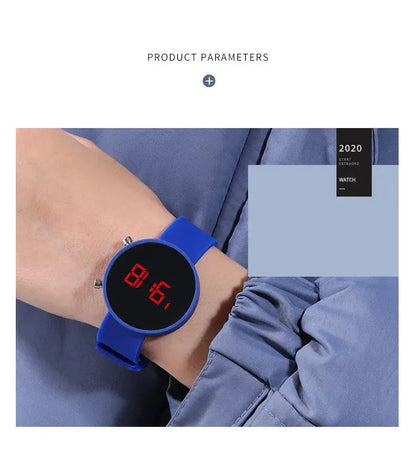 Fashion Digital Watch for Women Simple Men's LED Wrist Watch  Silicone Strap Casual Sports Ladies Watch Clock Gift Reloj Mujer NovaCart