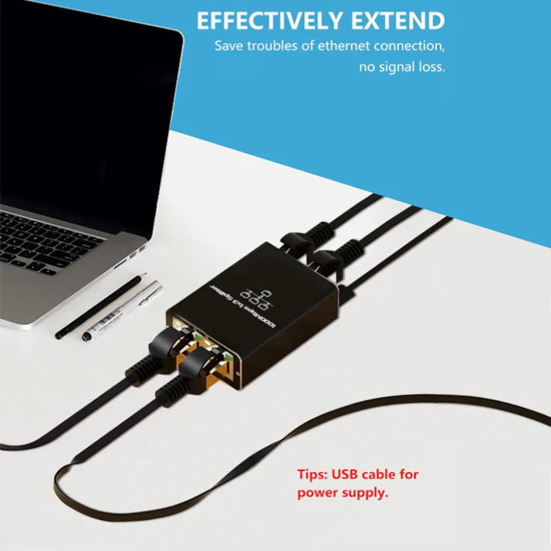 RJ45 Splitter 1 in 2/3/4 Out Network  1000Mbps RJ45 Adapter Gigabit Converter Internet Ethernet 8P8C Extender Plug Extension Pi-Mart