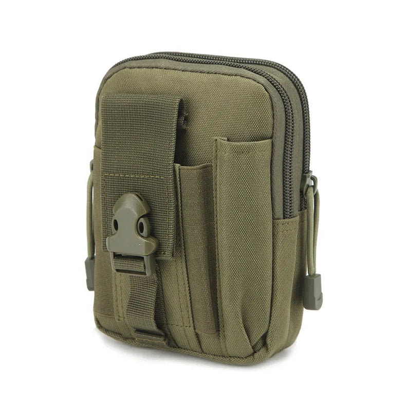 Molle Pouch Belt Waist Pack Men Small Pocket Survival Tool Bag for Running Travel Camping Hunting Airsoft Pi-Mart