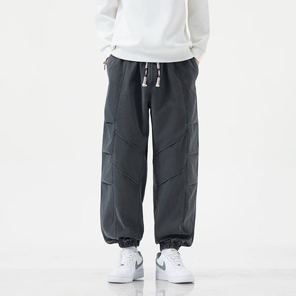HIQOR Harem Jogger Pants Fashion Men Spring Baggy Trouser Hip Hop Casual Pants Man Pleats Large Size L-6XL Sports Cargo Pants NovaCart